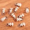 20pcs/pack Silent Curtain Hook Roller White Curtain Track Glider Curtain Track Pulley  Windows