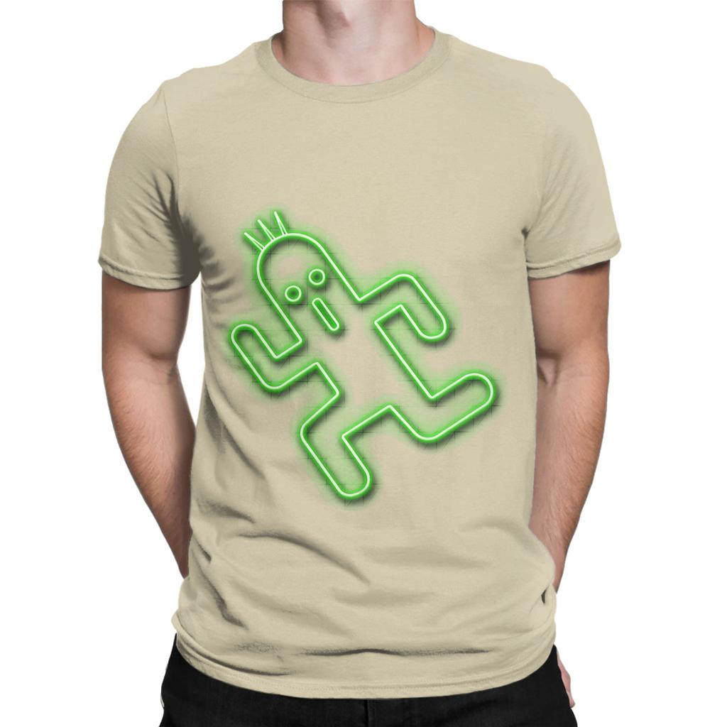 Neon Cactuar fFinal Fantasy Novelty Graphic 100 Cotton TShirt fFinal Fantasy Tees Tops For Unisex