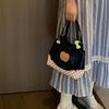 Летняя милая женская сумочка в яблочный горошек, новая нишевая дизайнерская сумка-тоут небольшого размера для поездок на работу, 2025