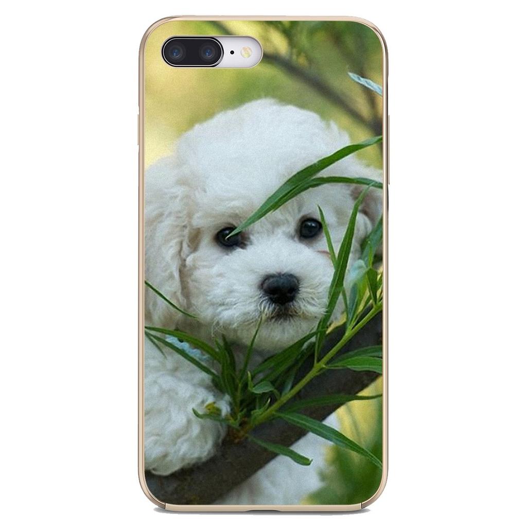 Силиконовый чехол для щенка собаки бишон фризе для Motorola Moto G G2 G3 X4 E4 E5 G5 G5S G6 Z Z2 Z3 C Play Plus