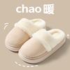 Cotton Slippers Women's Winter Indoor Home and Outdoor Wear Thick Bottom Non-slip Warm Plush 2025 New Cotton Mop