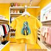 Summer Trend Hatsune Miku Collaboration Pure Cotton Short Sleeve Loose Fit Printed Casual Tee Soft Skin Friendly for Boys Girls