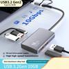 10G USB3.2 Gen2 Type-C Хаб 5-в-1 Высокоскоростная Док-станция для Ноутбука ПК
