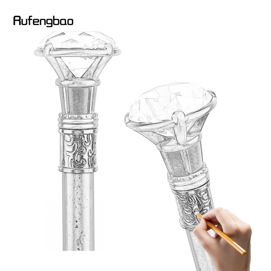 Трость ромбовидного типа, модная декоративная трость, элегантная трость для косплея, ручка Crosier 93 см