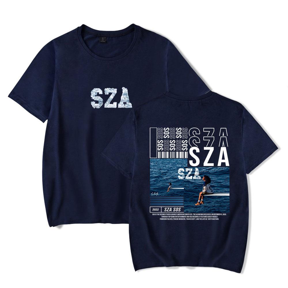 SZA SOS Tour Tee Rapper Album Merch Print Unisex Fashion Funny Casual HipHop Style Tshirt