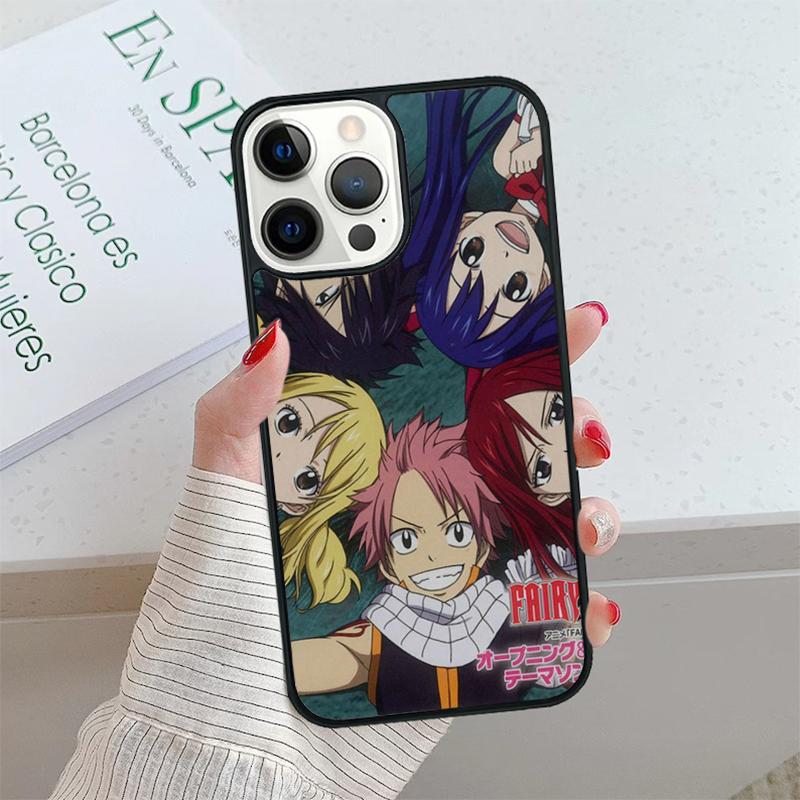 Чехол для телефона с изображением аниме Манга Fairy Tail для iPhone 13 Pro Max Coque 12 11 Pro Max для Apple 8 PLUS 7 6S XR X XS Fundas