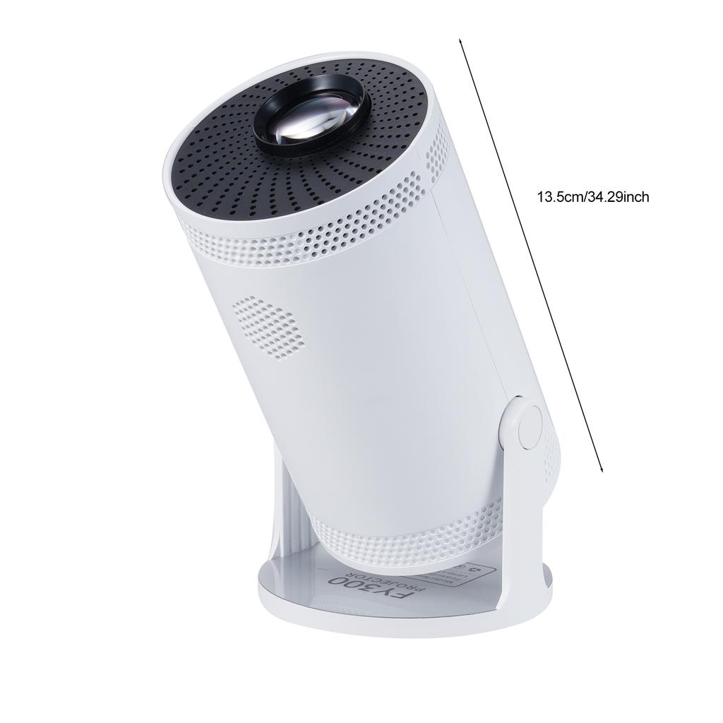 Портативный проектор 720P Домашний кинотеатр 2.4G WiFi Беспроводной дисплей Зеркальное отображение экрана Переворот на 180 градусов