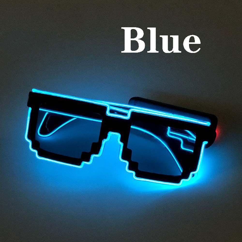 Bar Supplies Glowing Led Light Up Glasses LED Luminous Glasses Glowing Sunglasses Mosaic Glasses