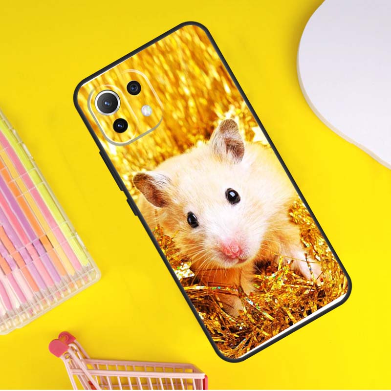 Милый Прелестный Чехол-Хомяк Для Xiaomi 14T Pro 11T 12T 13T 13 14 Ultra POCO X7 Pro X3 X5 F3 F5 F6 M6 X6 Pro Чехол