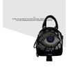 Hot Diamond Soft Leather Women's Bag Versatile Color Contrast Handbag Trend Multi Use Backpack One Shoulder Crossbody Bag