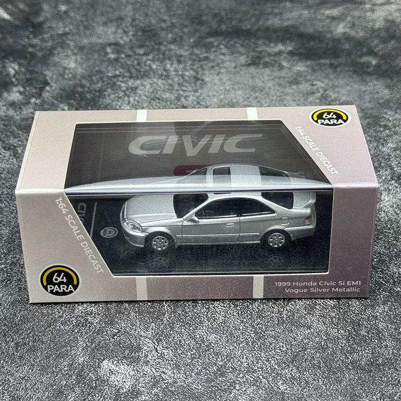VZH5 Diecast 1/64 Scale HONDA CIVIC SI EM1Alloy Car Model HONDA CIVIC Play Vehicles Collectible Model Toys for Boys Original Box