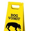 1/2Pcs Dog Cat Vomit Caution Sign Weather-proof Plastic Outdoor Garden Yard Lawn Pet Black Cat