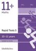 Книга 11+ Maths Rapid Tests Book 5: Year 6, Ages 10-11