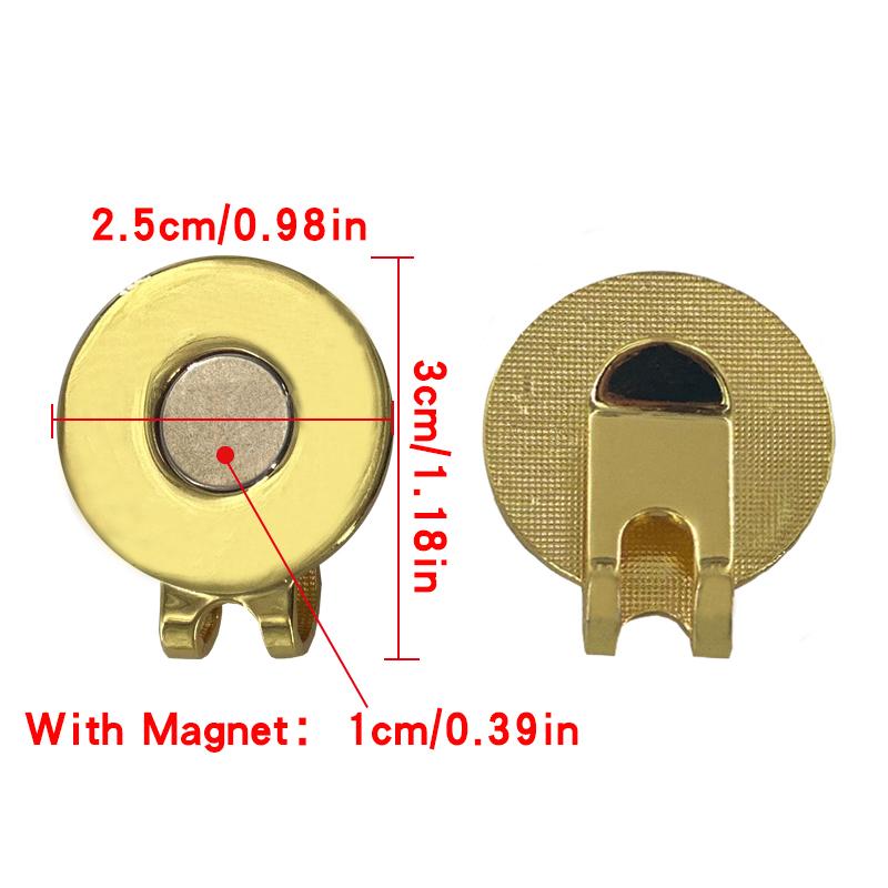 Pack 1 Pcs Golf Hat Clip Magnetic Golf Cap Clips with Magnet Golf Putting Green Accessories For Marker Mark Drop Ship 5