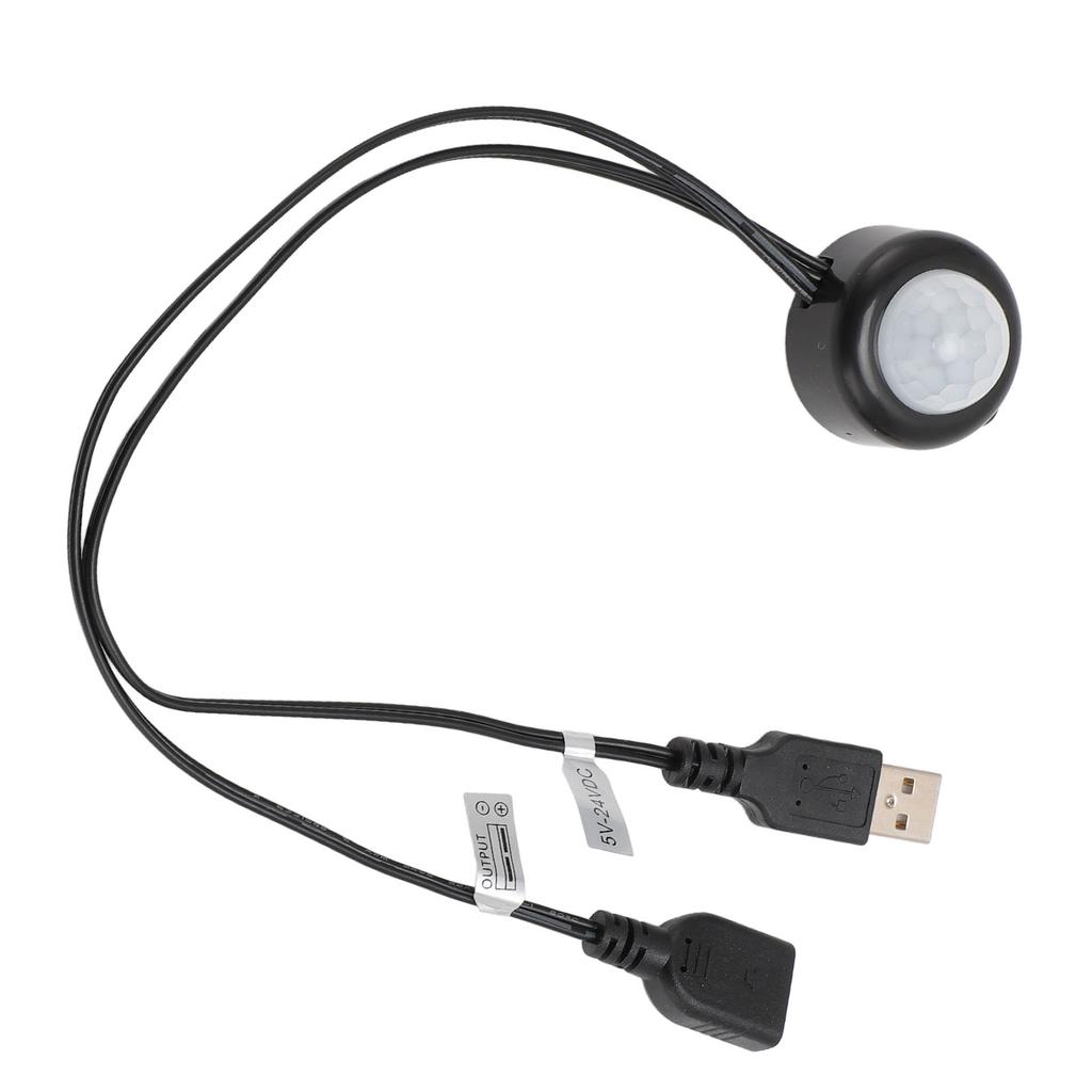 Датчик движения PIR с USB-интерфейсом Plug and Play DC5V to 24V Инфракрасный датчик контроллер для