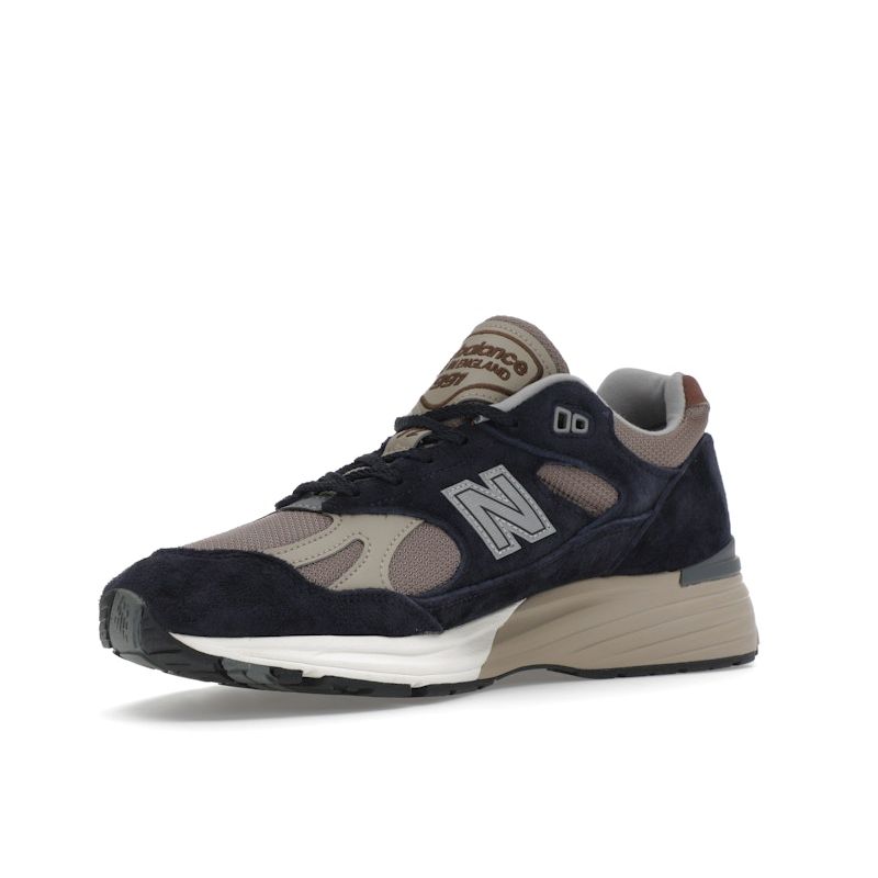 New Balance 991v2 Made In England After Midnight Sepia Tint Unisex Sneakers Blue Plaza-Taupe Mink U991DB2