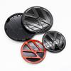 MPSGW1 For VW Passat B8 2016 2017 2018 Logo Car Badge Hood Front Grille Rear Trunk Emblem Decoration Accessories Replacement Parts