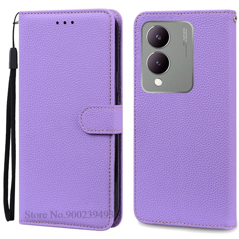 Для Vivo Y17S чехол кожаный кошелек-книжка для Vivo Y17S чехол Чехлы для Vivo Y17S VivoY17S чехол для телефона защитный чехол