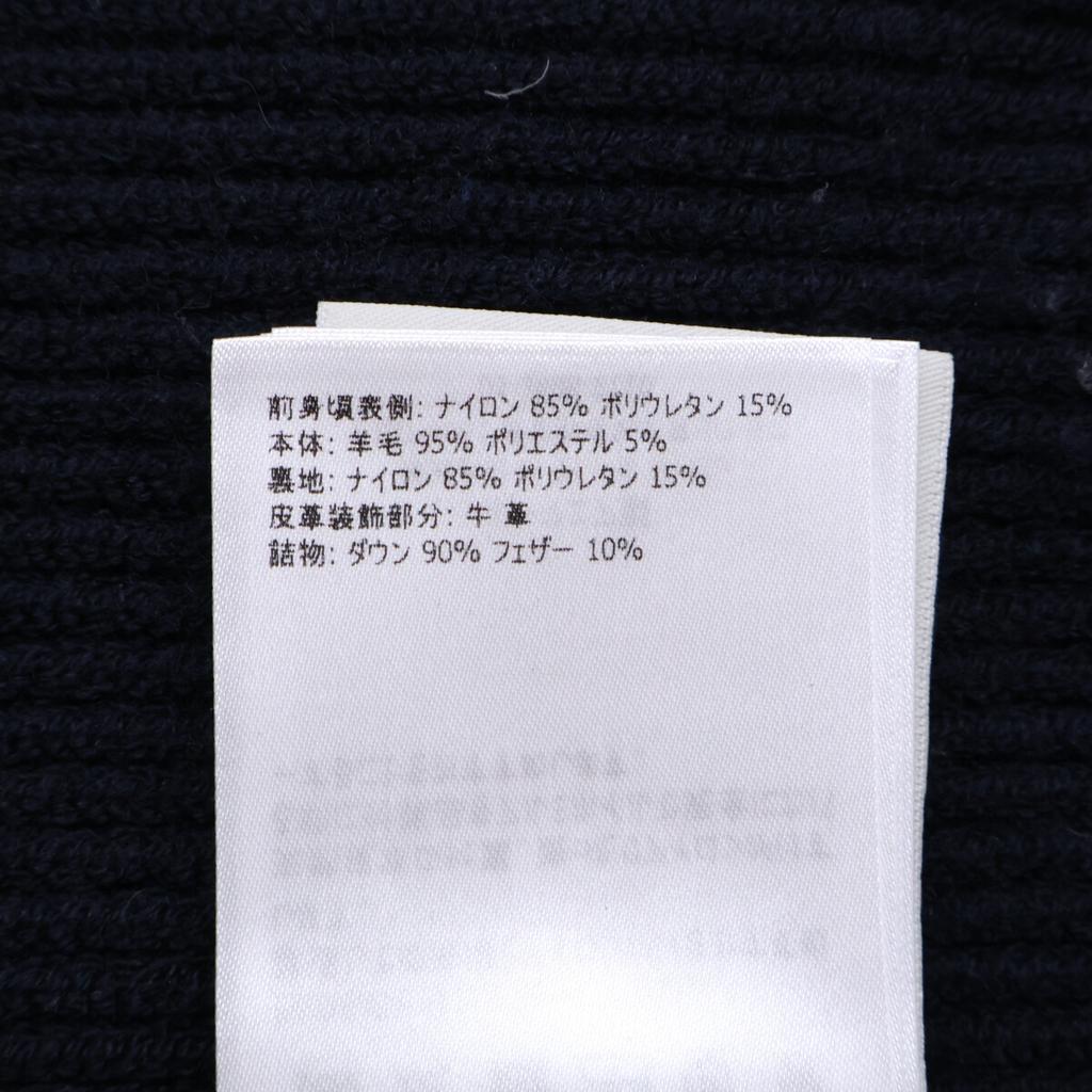 Moncler F20919B51200 КАРДИГАН ТРИКОТАЖный Переключатель Вязаный пуховик S Темно-синий Б/У