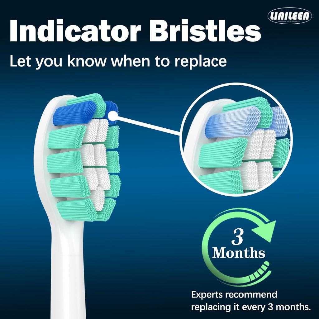LINILEEA Electric Toothbrush Replacement Brush Sets for Philips Sonicare DiamondClean Series and 3100 Series Improved 10 Brush Sets (2025 Model),