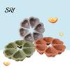 Multi-purpose Dessert Mold Heart Shape Silicone Cake 6-Cup Non-Stick Baking Pan Soft Heat-resistant Jelly Chocolate Reusable Easy Release for