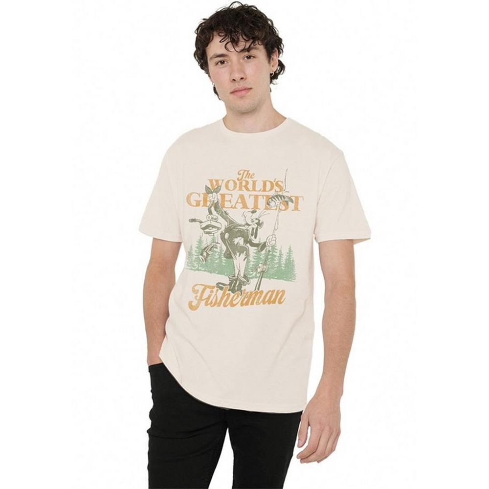 Mickey & Friends Mens The WorldÂ´s Greatest Goofy Fisherman T-Shirt