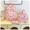 Cherry Backpack Japanese Style Fruit Print Lightweight School Bag for Middle School Girls Casual Travel