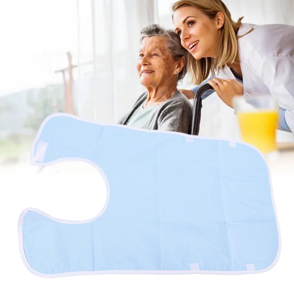 Унисекс взрослые нагрудники для пожилых женщин и мужчин водонепроницаемые мягкие регулируемые застежки-липучки для еды