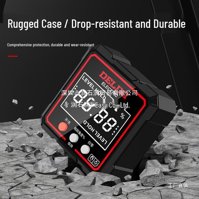 Delixi High-Precision Digital Inclinometer with Magnetic Laser Measurement