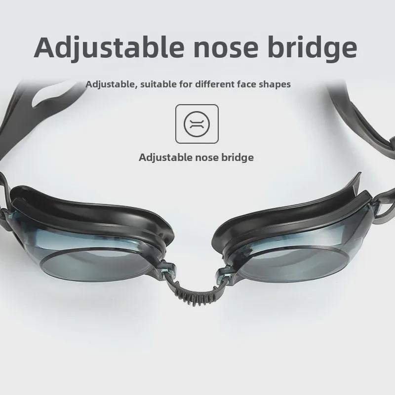 Qilang Waterproof Anti-Fog Swimming Goggles for Adults - Small Frame, HD Silicone.