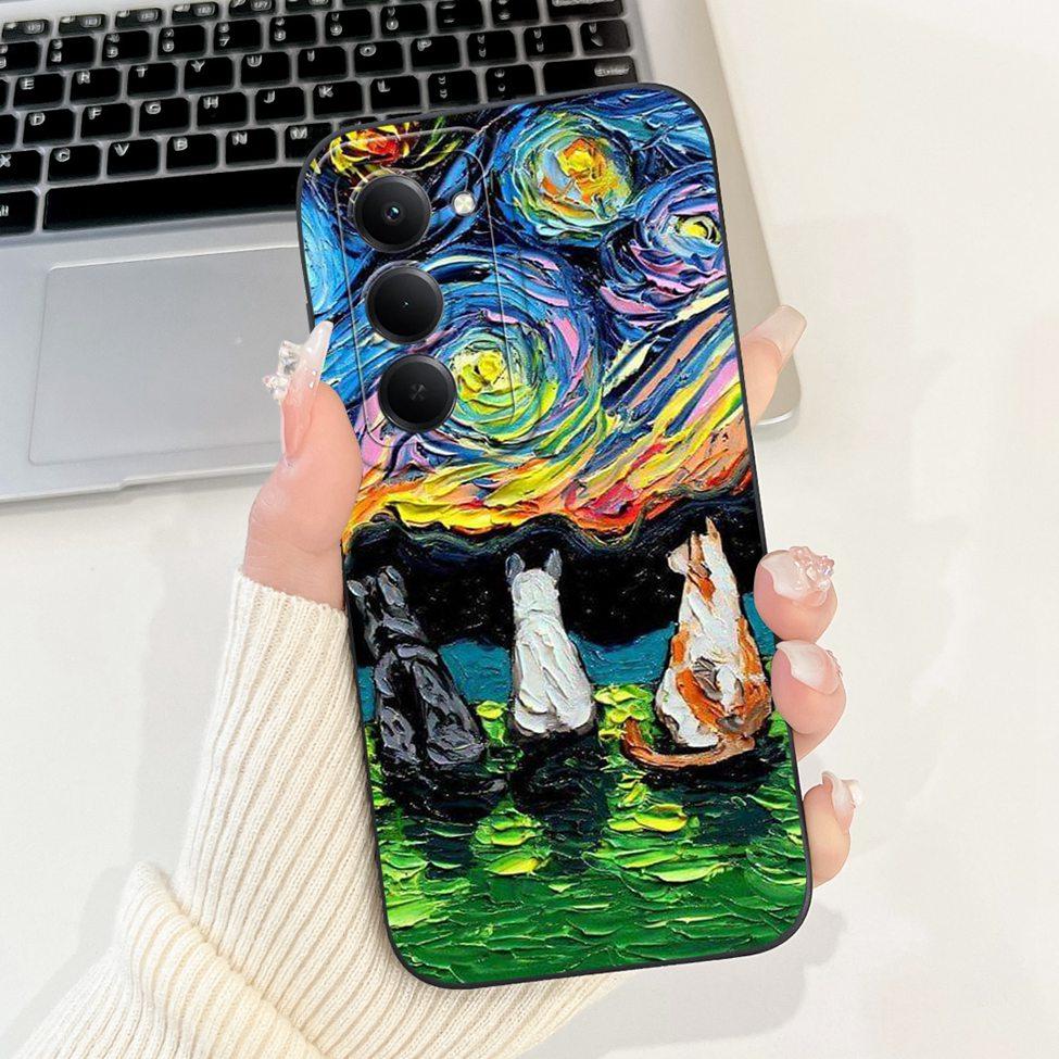 Для Redmi 15 5G Чехол Силиконовый Милый Мультяшный Модный Роскошный Забавный Крутой Расписной Корпус 25057RN09E