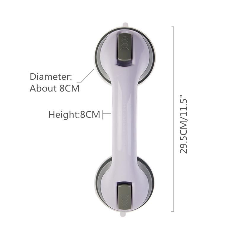 30 см Ручка безопасности для ванной комнаты с мощным присосом-держателем, установка без инструментов
