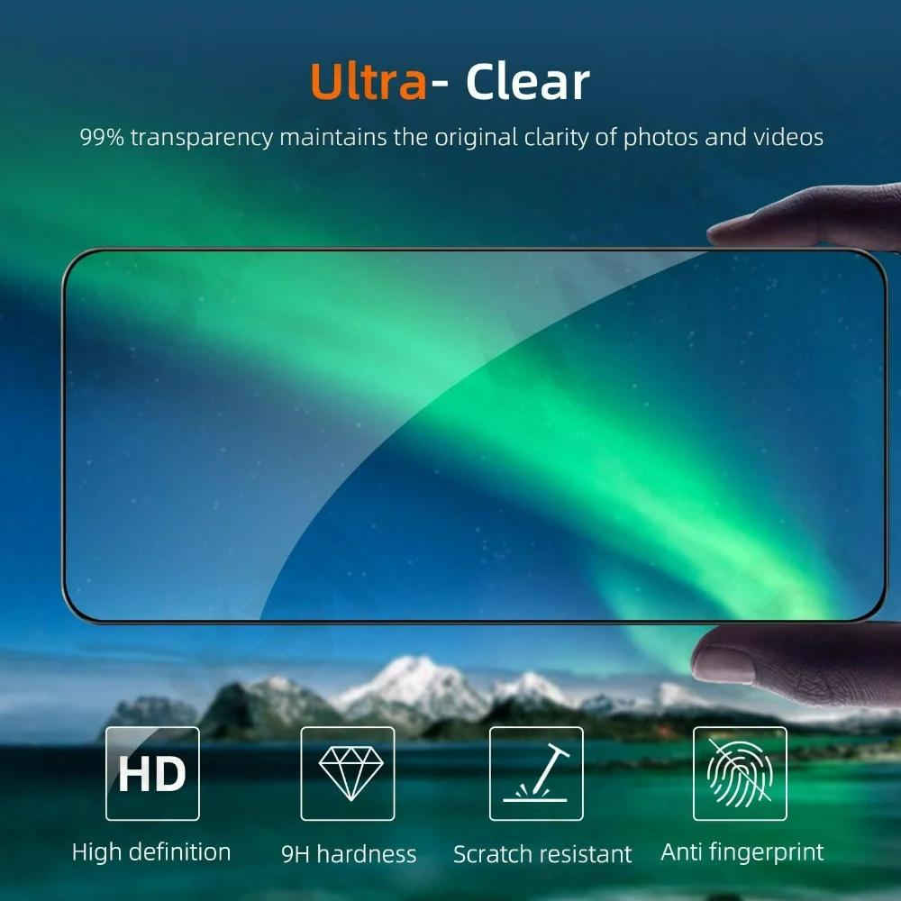2 шт. Защитное стекло для экрана Huawei Honor Magic 8 7 Lite Pro 5G Закаленное стекло Автоматическое удаление пыли Без пузырей HD Clear