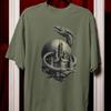 Wyrmhold Dragon Castle Shirt | Comfort Colors Fantasy Graphic Tee, Gothic Medieval Fortress T-Shirt, Magic Dragon Rider Bookish DnD Gift for