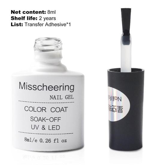 8 мл гель для переноса ногтей, привлекательный клей без запаха, несколько цветов, красивая фольга для ногтей, клей для переноса звездного неба для женщин