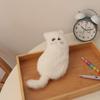 Kawaii Stationery Storage Bag Funny Cat Plush Cat Stationer Bag  School Supplies
