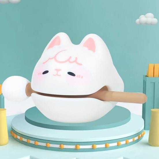 Деревянная игрушка-рыба с мультяшным животным и молотком для снятия стресса, медитации, успокаивающего ударного инструмента, настольного украшения из деревянной рыбы из смолы
