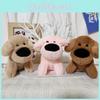 Cute Dog Plush Keychain Toy With Soft Pp Cotton For Bag Accessories Characters Included)