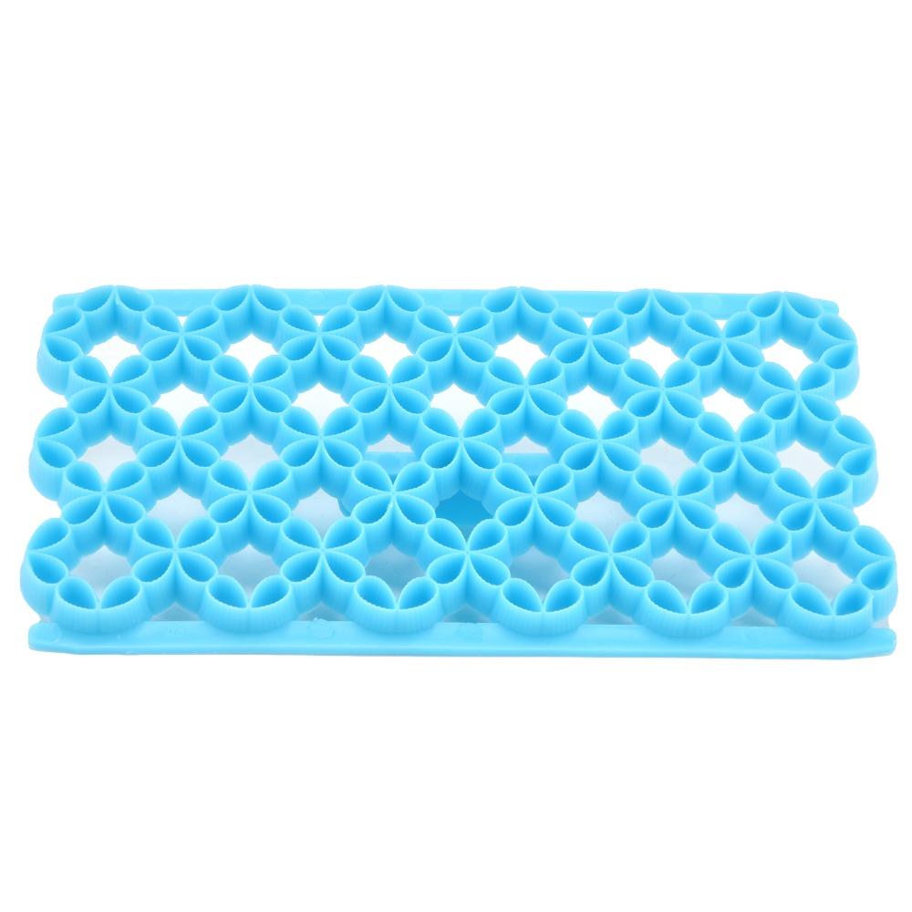 Blue Embossing Mold PP Baking Tool Durable Cookie Cutter Fondant Cooking