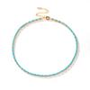 2mm Cubic Zirconia Chain Necklace Dainty Thin Tennis Choker Necklaces Jewelry for Women Donna Collane Hot 2