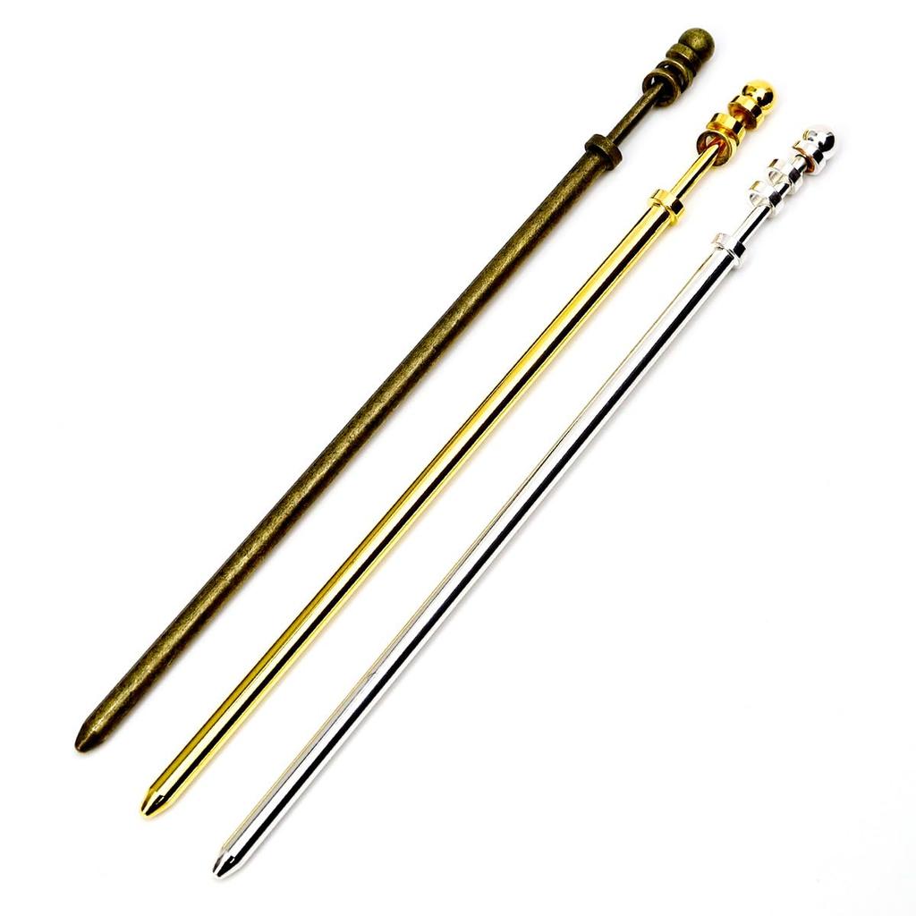 Sea drop Hairpin Hairpin Parts Metal Single Piece 1 Piece 3 Pieces 5 Pieces 10 Pieces 15cm Silver with Spacer Simple Accessory Dragon Ball Handmade