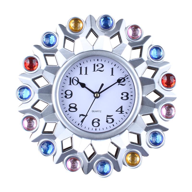 Часы Настенные часы Гостиная Бесшумные Домашние Простые Модные Кварцевые часы Настенные Подвесные Оригинальные