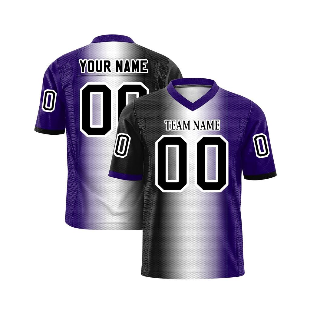 Custom Football Jerseys Personalized Printed Team Name & Number Sports Uniform For Men Women Youth