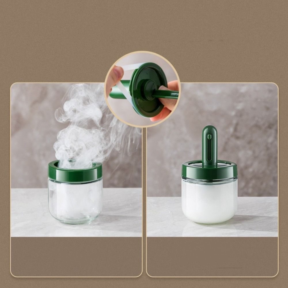 Household Glass Seasoning Bottle Pepper Telescopic Seasoning Jar for Kitchen