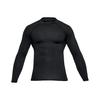 HeatGear® Compression Long Sleeve High Neck Sports Shirt Men Tops Black 1289559-001