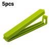 5Pcs Food Bag Sealing Clips with Silicone Seal Reusable Airtight Clamps for Chips Snacks Tea Leaves Kitchen Storage Organizer