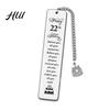 Stainless Steel Bookmark Birthday Bookmark, Page Marker with Cake Design, Smooth Unique Keepsake Edges Rust-Proof for Readers, Gift Friends