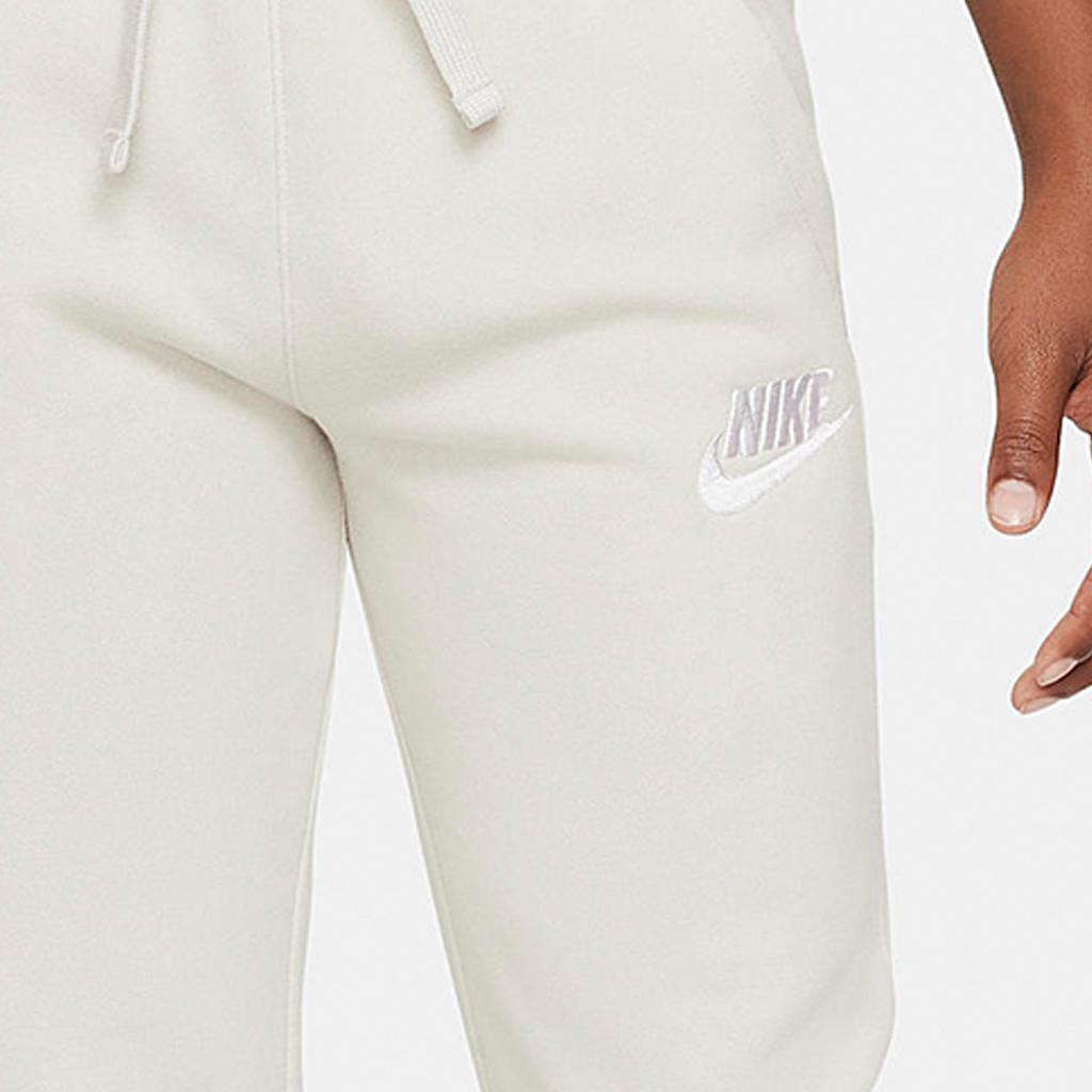 Nike Детские повседневные брюки на резинке с кулиской, однотонные флисовые детские брюки AJ6446-072