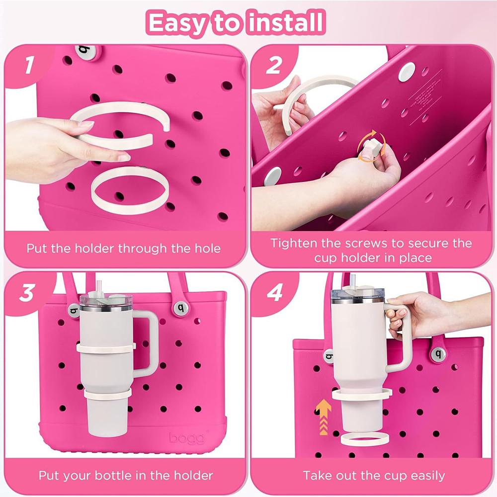 2 шт. Сумка Подстаканник Простая Современная Сумка-тоут Пляжная сумка Аксессуары