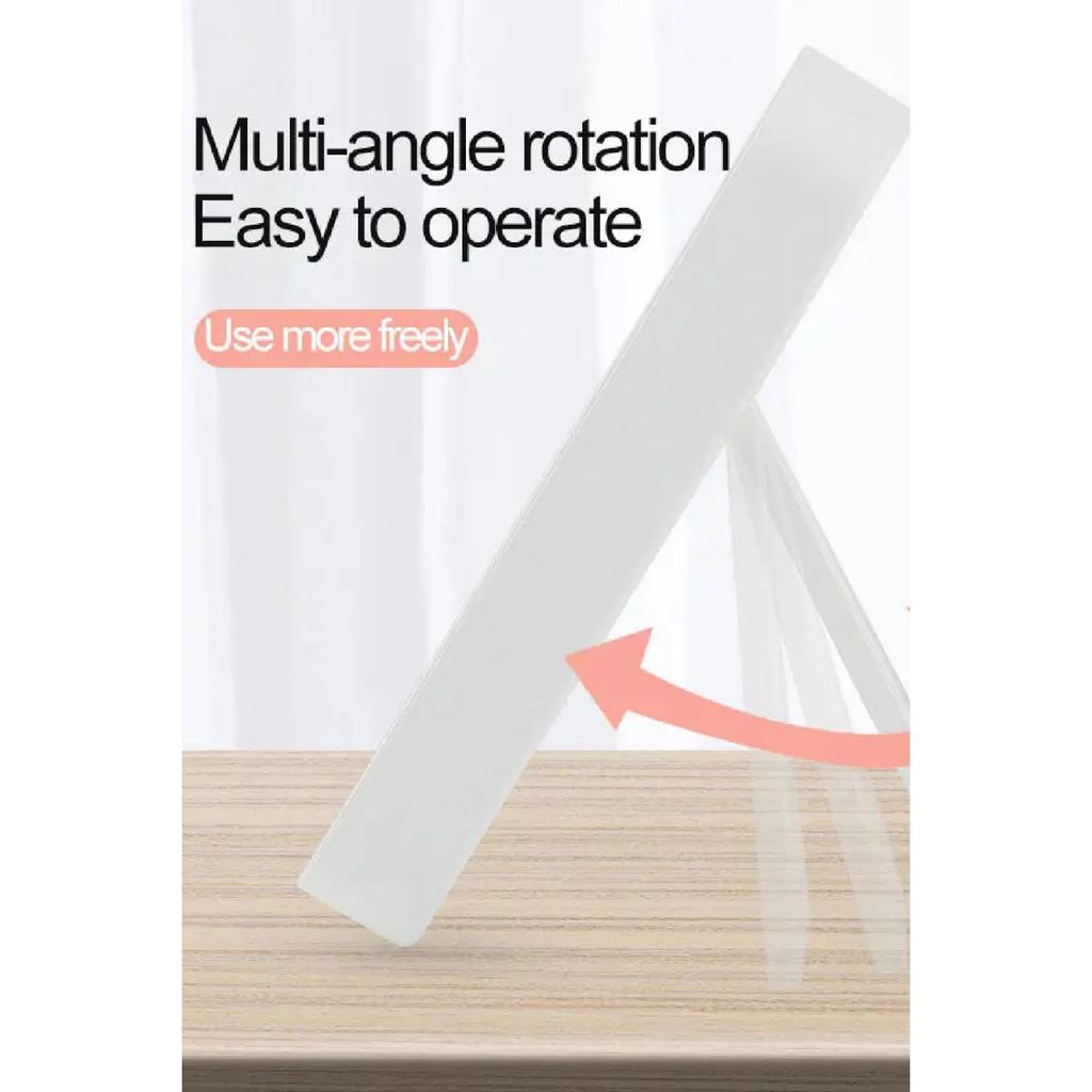 Shethink Touchmatic Прямоугольное розовое зеркало для макияжа со светодиодной подсветкой Mu40